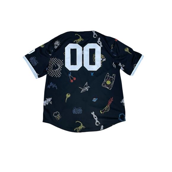 Rue21 Los Angeles Graphic Baseball Jersey Button-Up 2XL Short Sleeves Athleisure - Picture 2 of 8